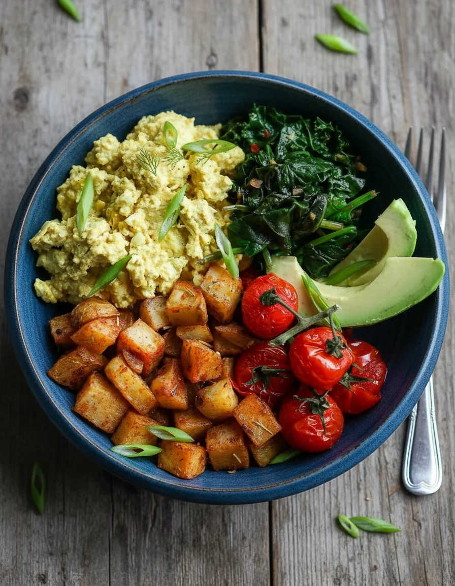 Vegan Egg Salad Breakfast Bowl
