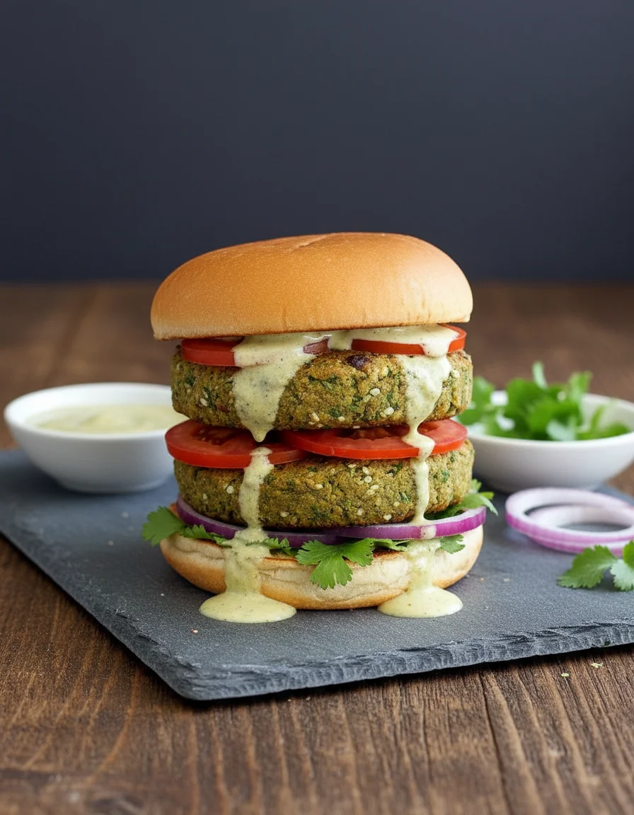 Vegan Falafel Burger