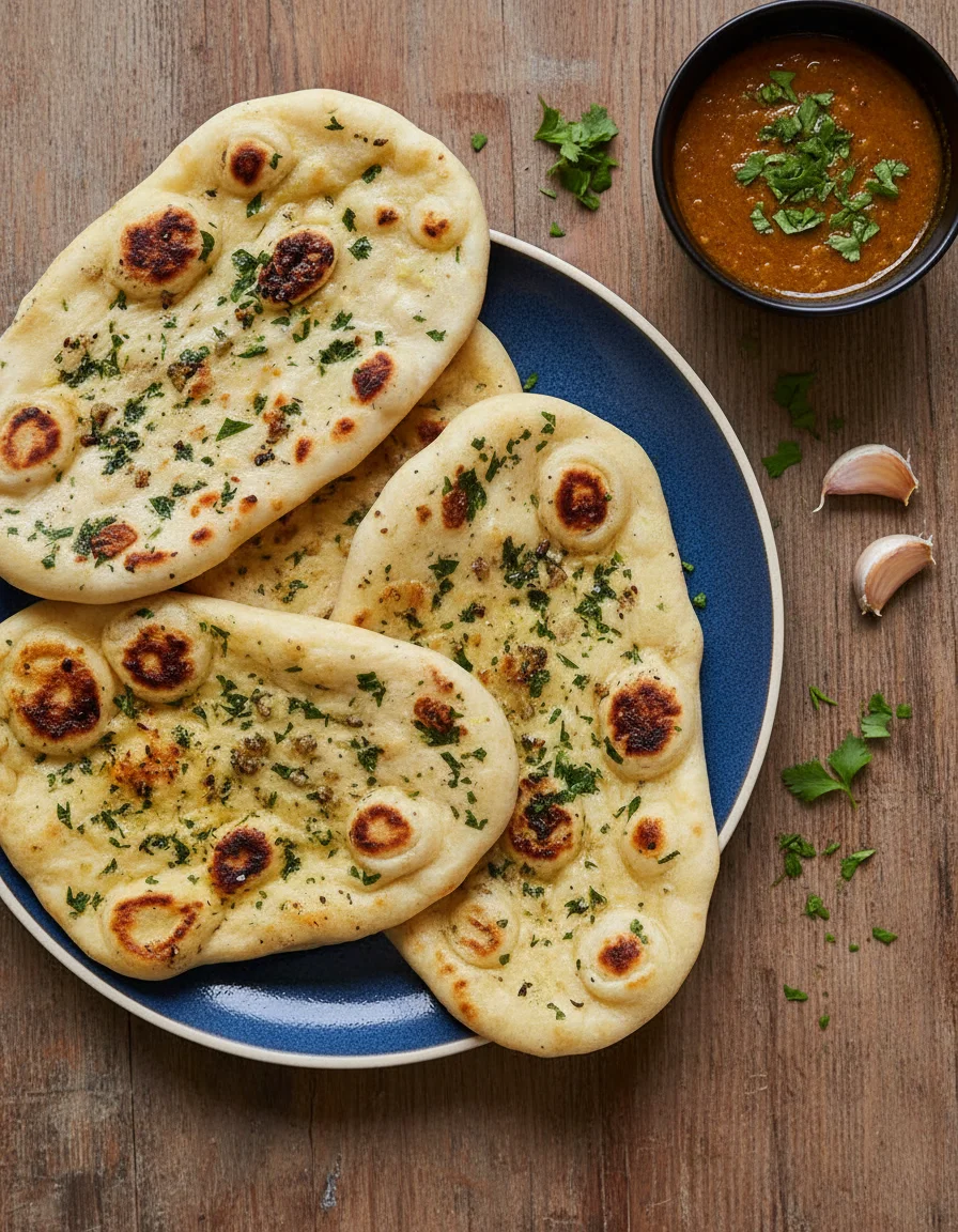 Vegan Garlic Naan