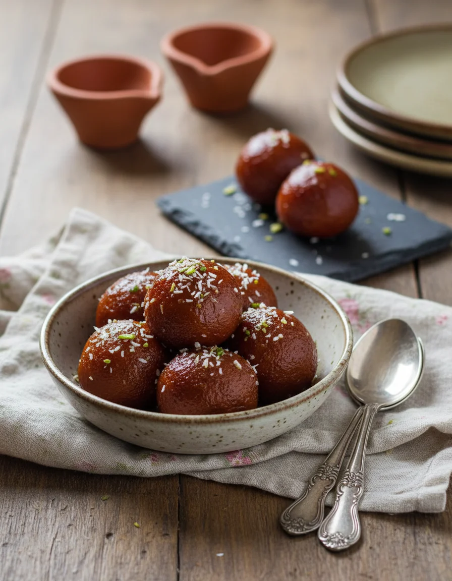 Vegan Glutenfree Gulab Jamuns