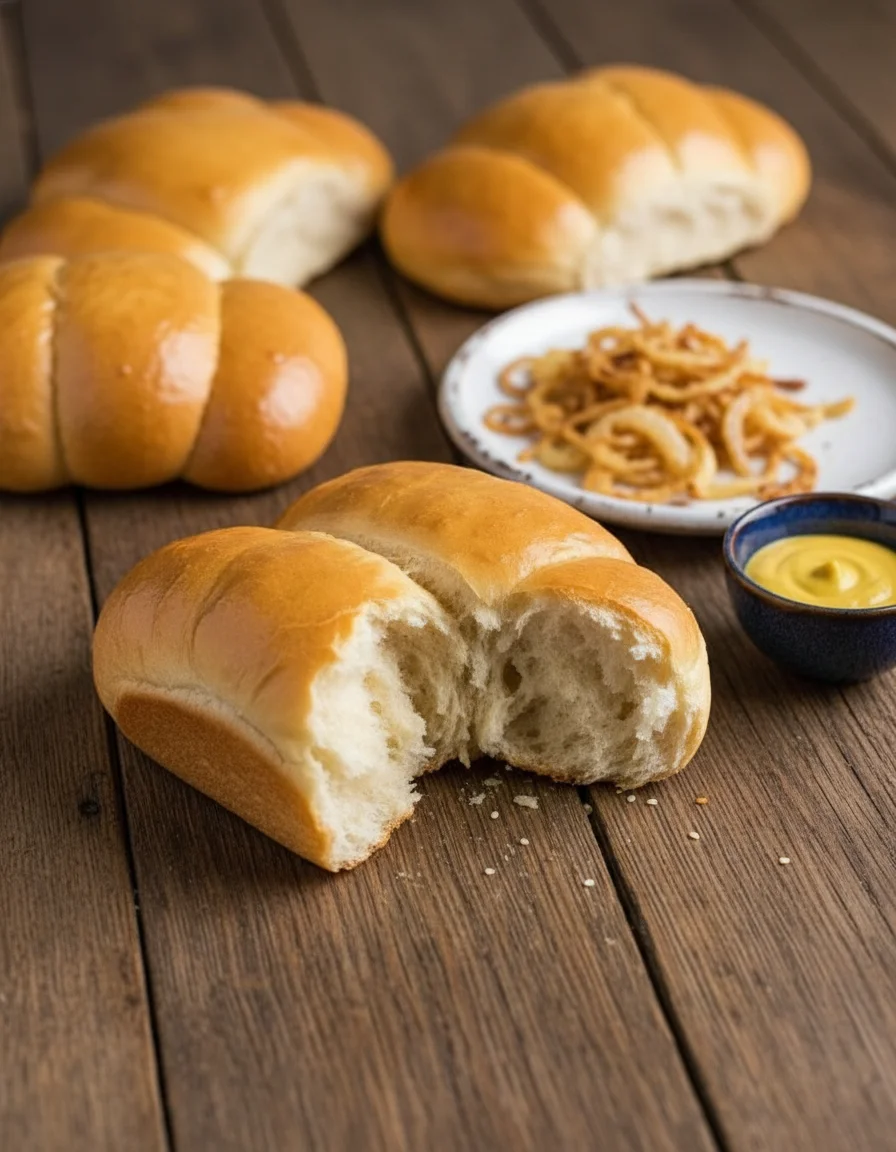 Homemade Hot Dog Buns