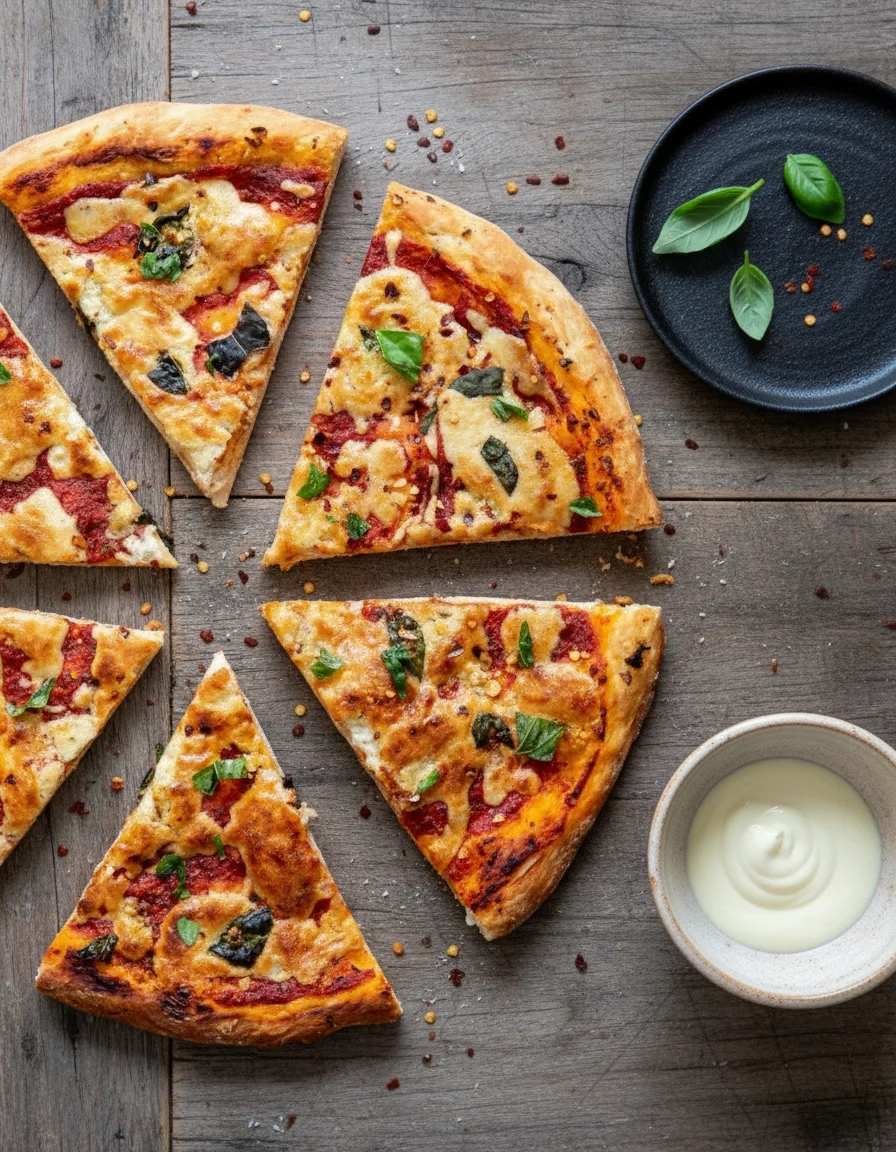 Vegan Liquid Mozzarella Pizza