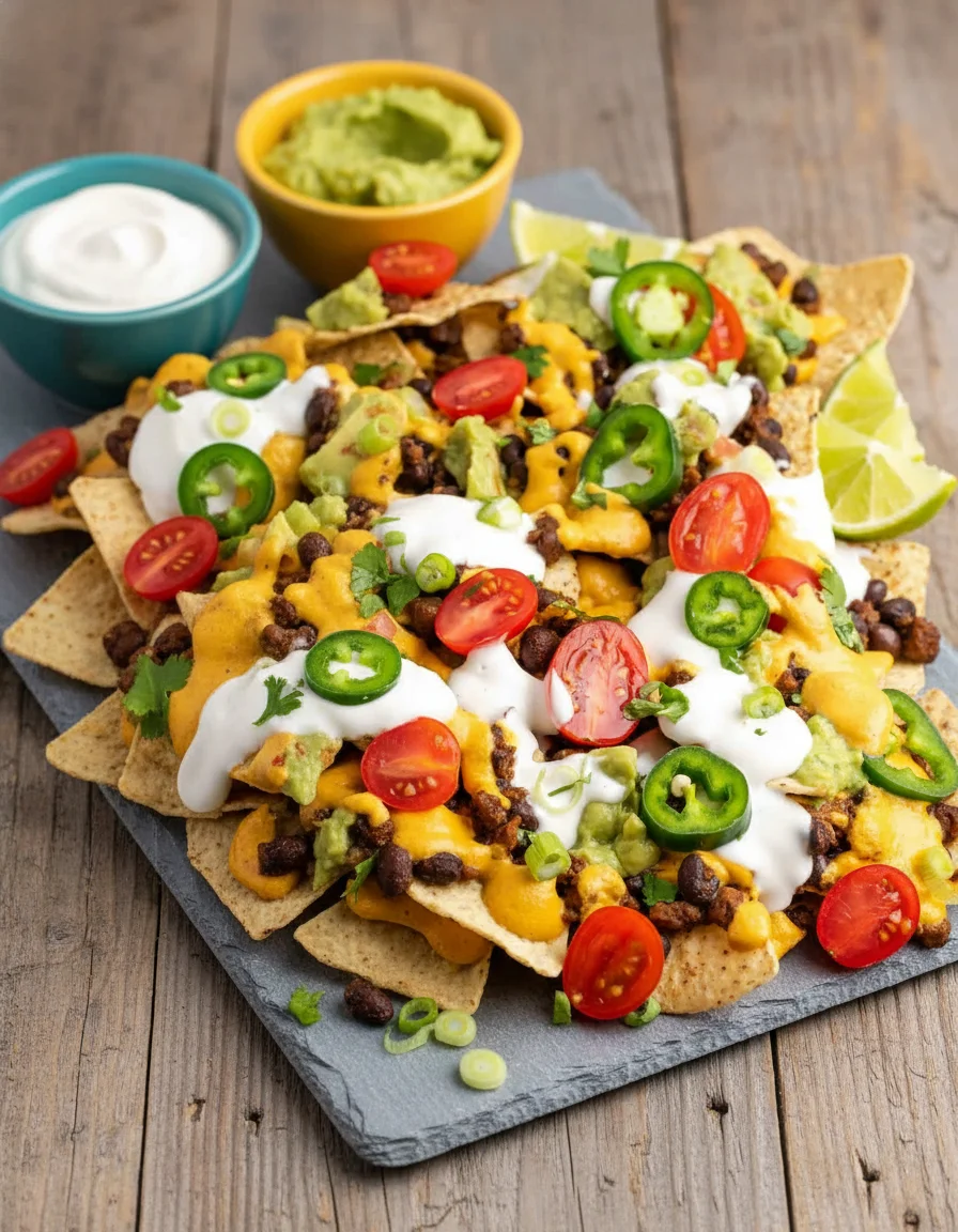 Loaded Vegan Nachos