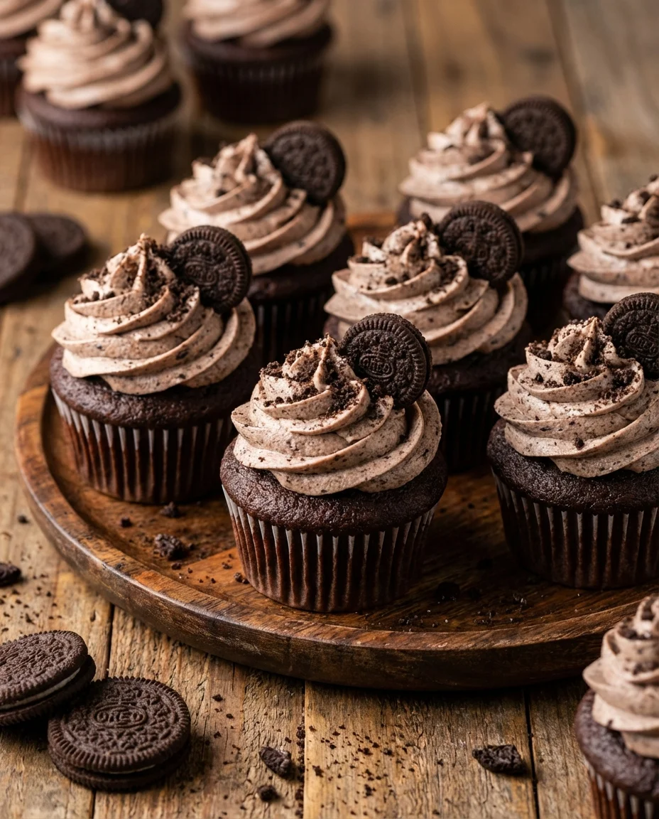 Vegan Oreo Cupcakes