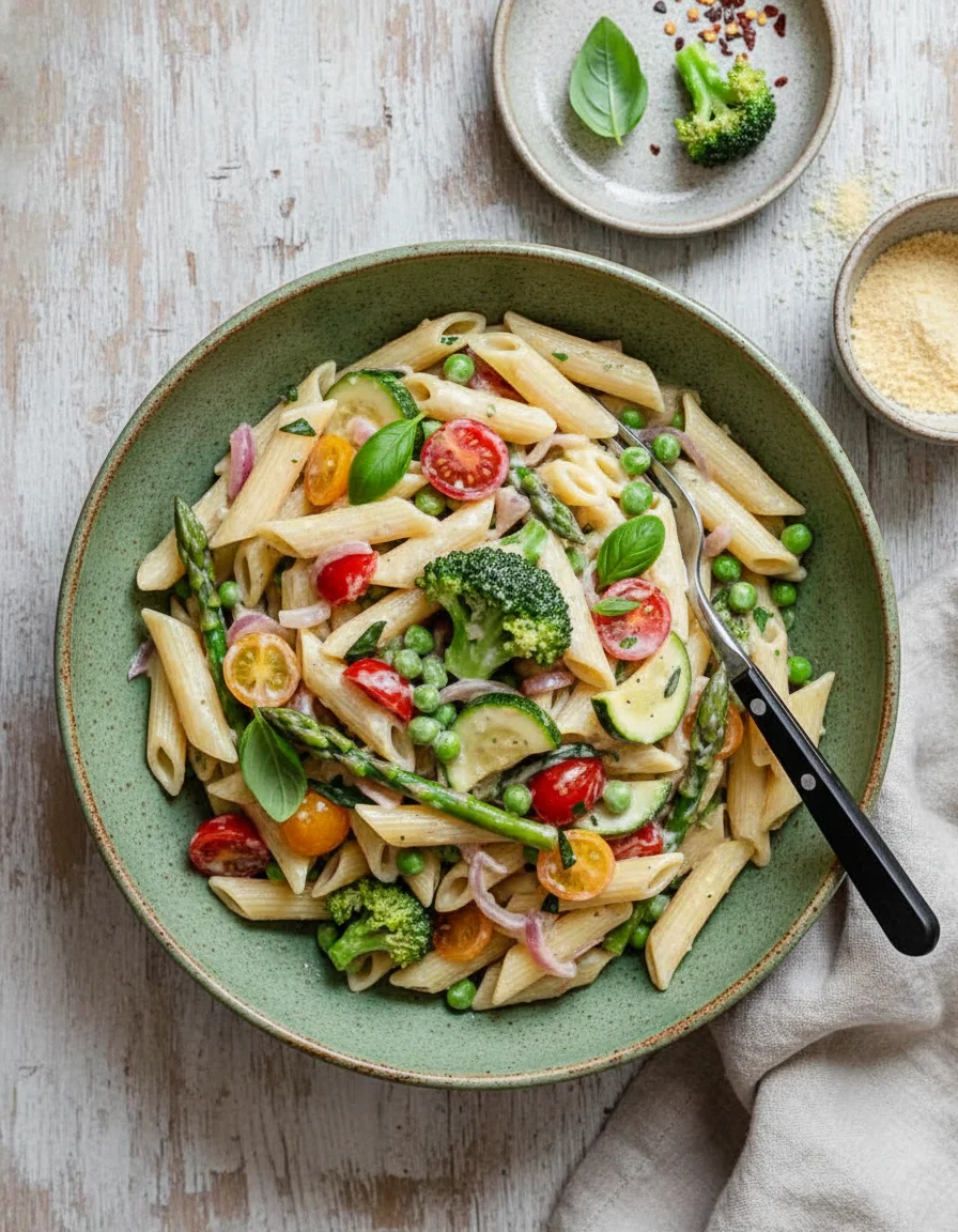 Vegan Pasta Primavera