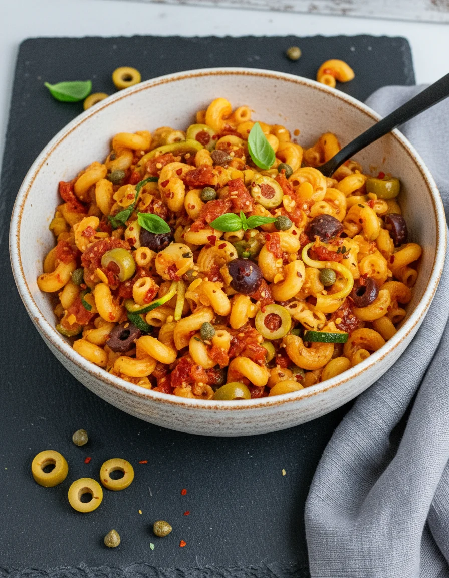 Vegan Puttanesca Pasta