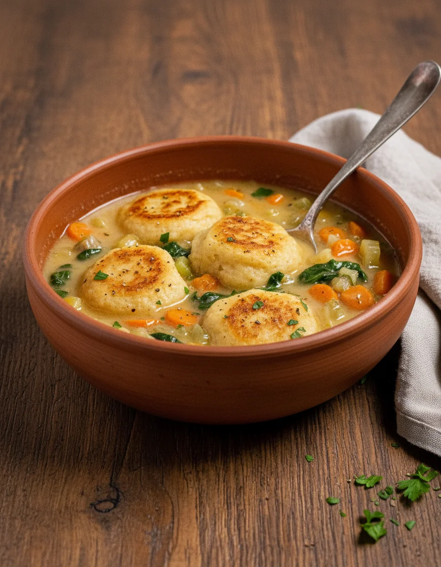 Vegan Stew with Dumplings