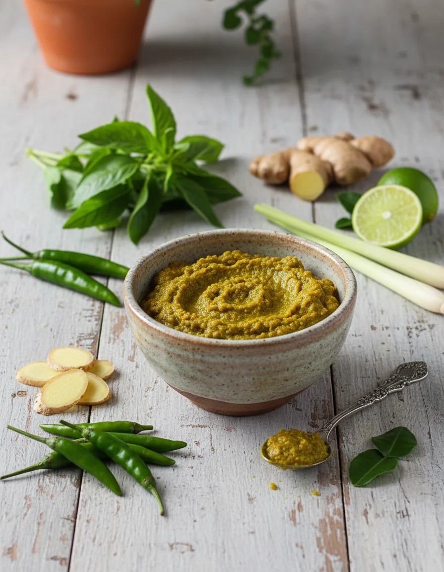Vegan Thai Green Curry Paste