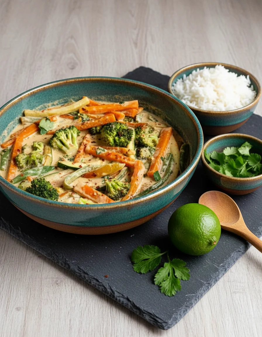 One-Pan Vegan Thai Green Curry