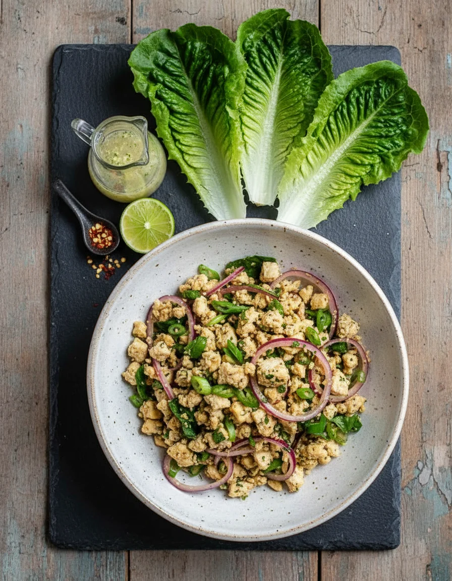 Vegan Tofu Larb Salad