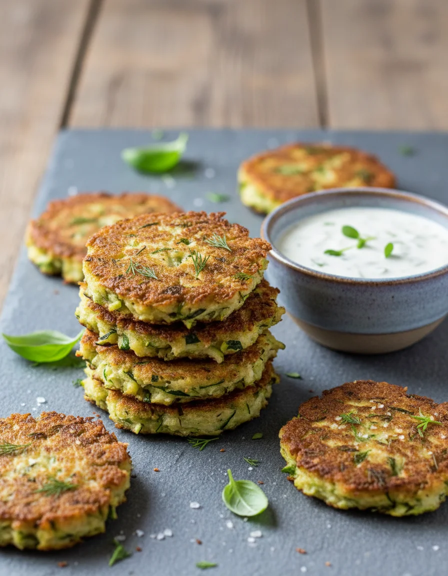 Vegan Zucchini Fritters