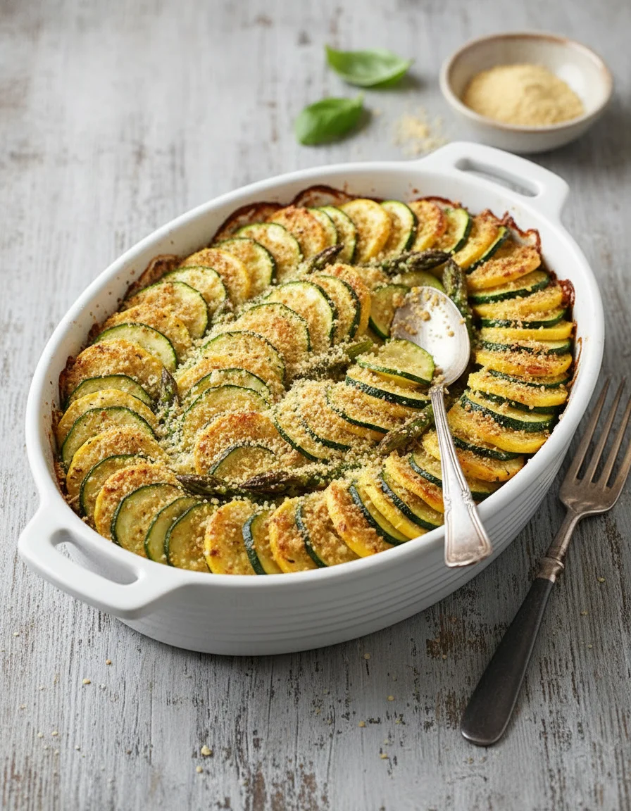Vegan Zucchini Gratin