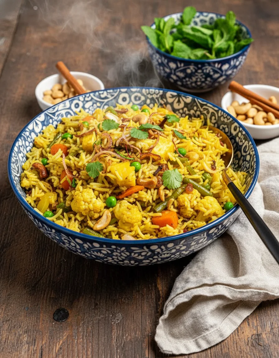 Fragrant Vegetable Biryani