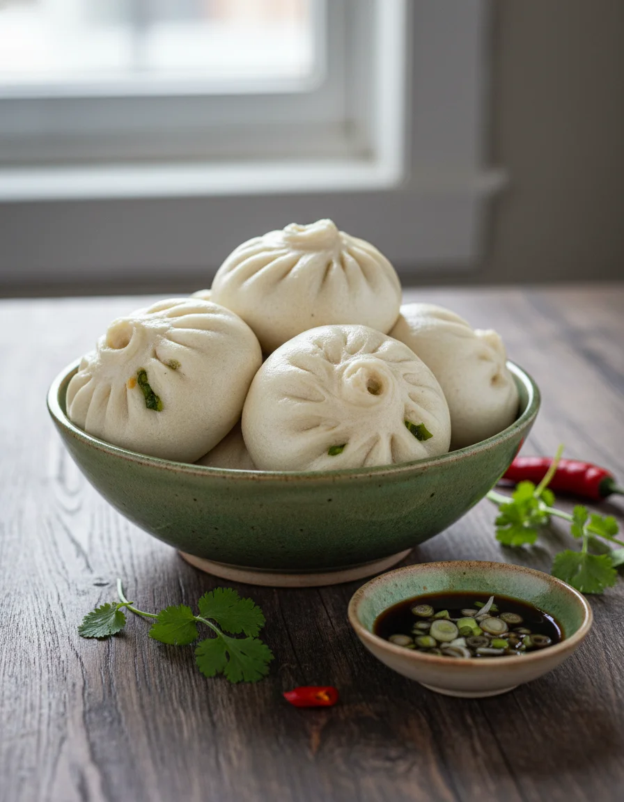 Veggie Bao Steamed Buns