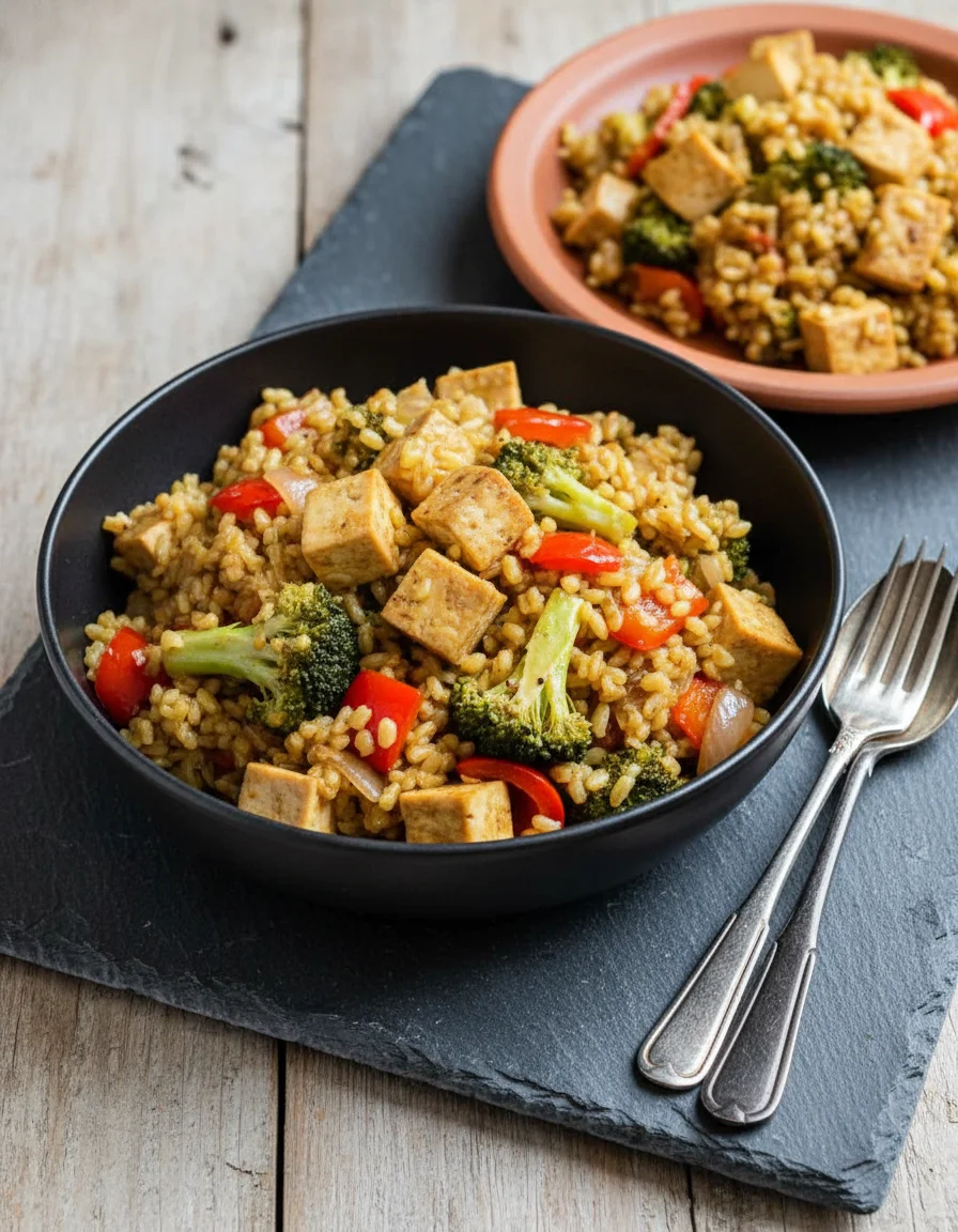 Veggie Brown Rice Stir Fry
