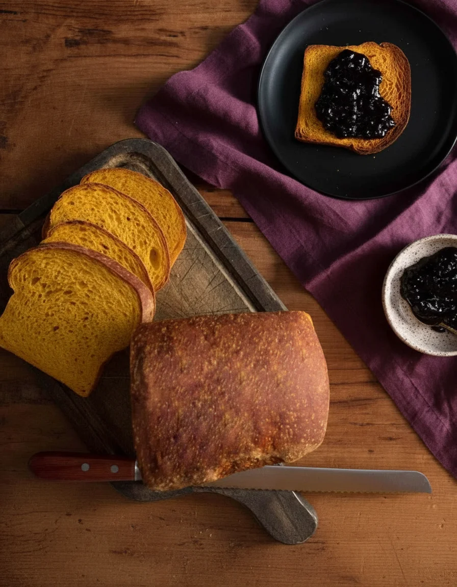 Yeasted Pumpkin Bread