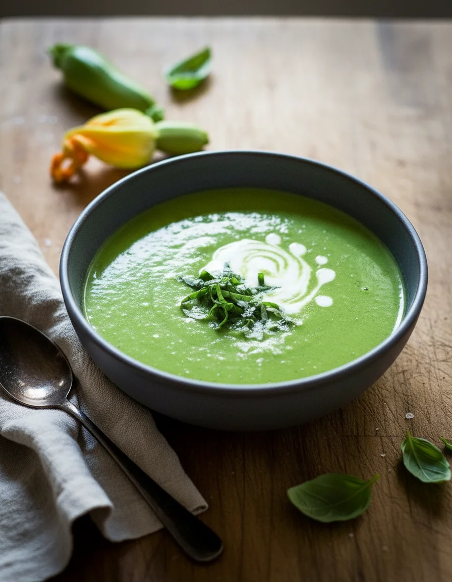 Zucchini Basil Soup