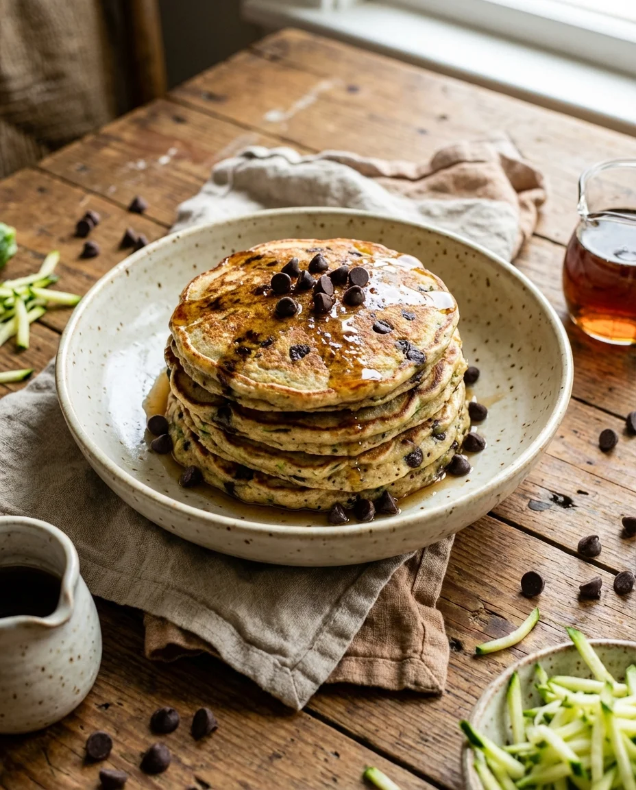 Fluffy Zucchini Pancakes